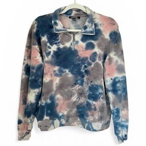 Charlie B Tie-Dye Quarter-Zip Sweatshirt